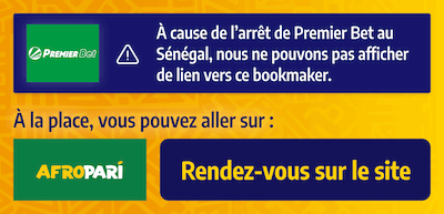 Redirection Premier Bet vers Afropari au Sénégal